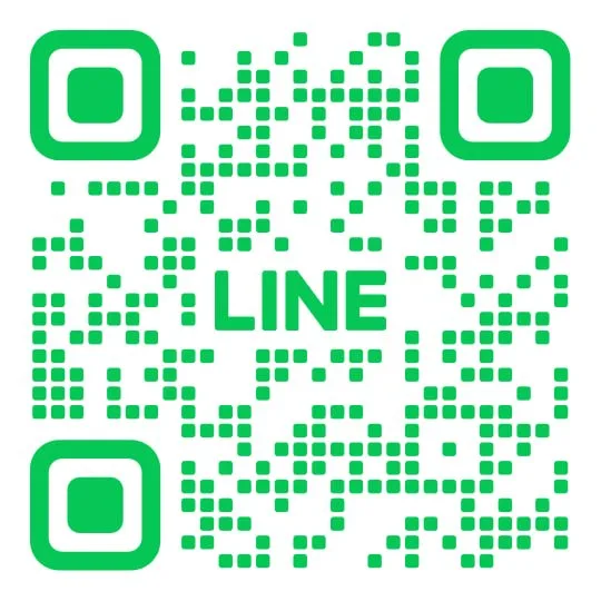 QR Code เพิ่มเพื่อน รอยร้าว คอร์ด Line Official